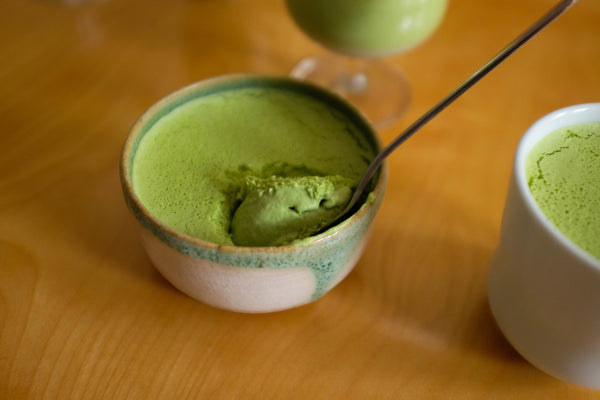Matcha Rose Coconut Pudding | A Recipe by Allie Hemmings