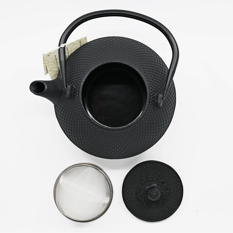 Cast Iron Tea Pot - Black
