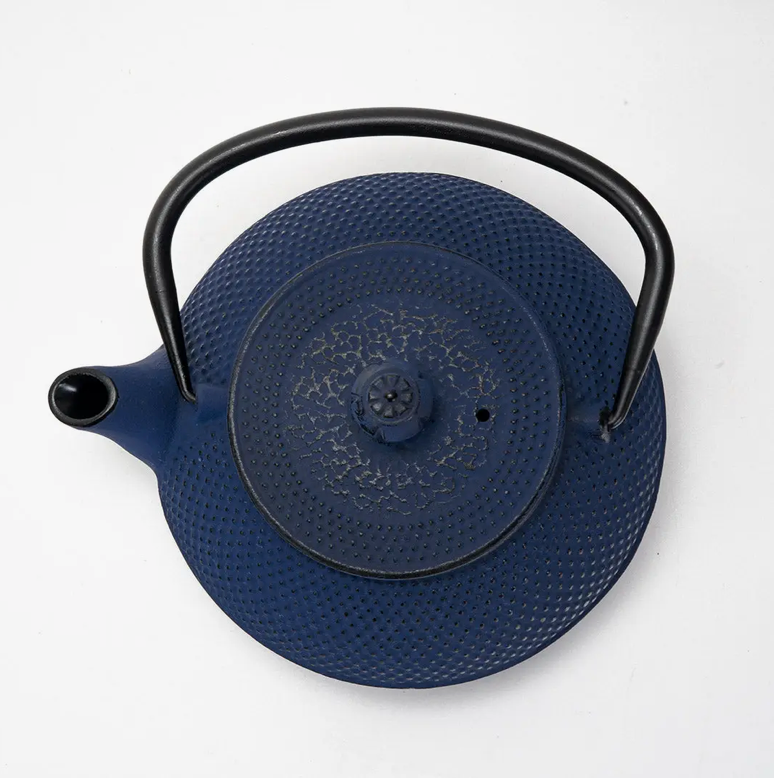 Cast Iron Tea Pot - Indigo