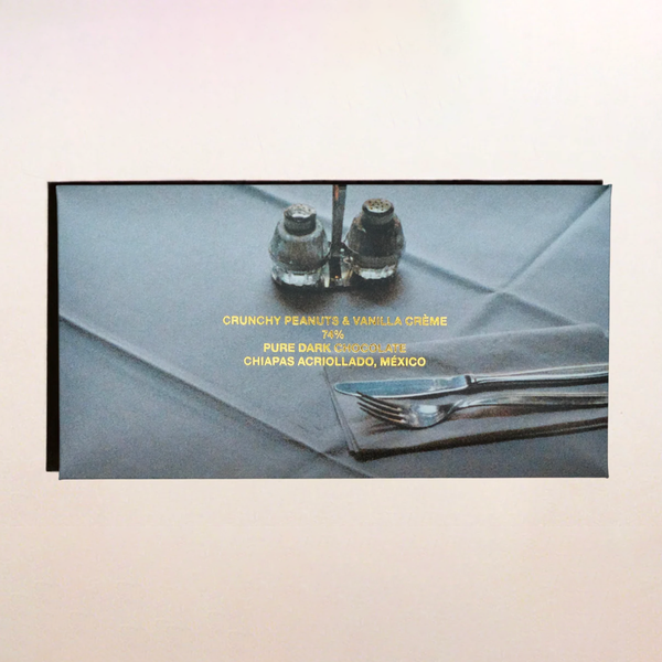 Crunchy Peanuts and Vanilla Cremé Chocolate Bar