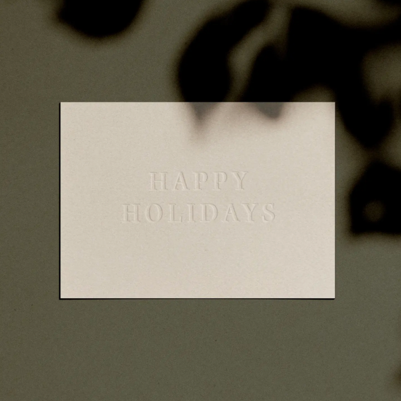 Holiday Greeting Cards + Envelopes