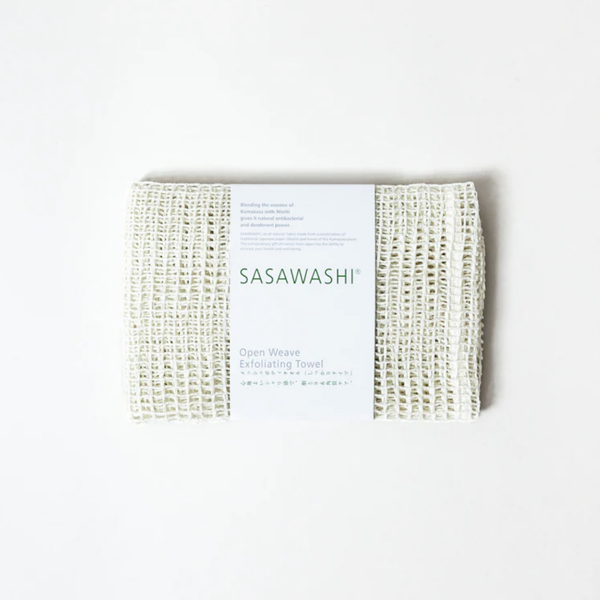 Sasawashi Open Weave Exfoliating Towel