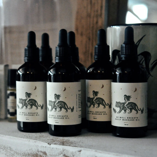 Be Well Daily Breast Massage Oil