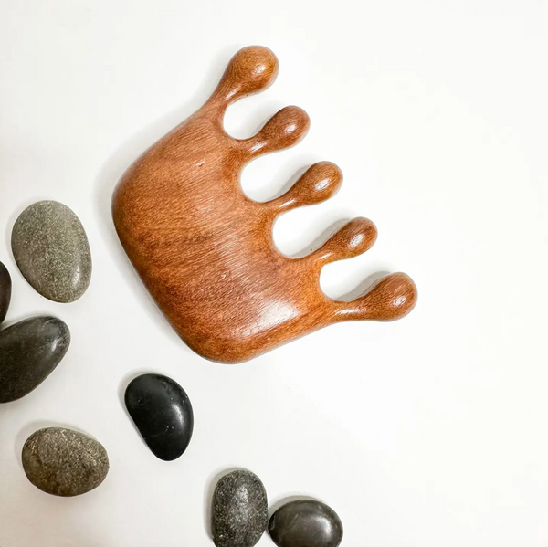 Sandalwood Squiggle Scalp Massager